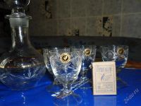 Лот: 1110957. Фото: 2. Графин, рюмки, стопки одним лотом. Посуда, кухонная утварь