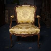 Лот: 20541419. Фото: 2. Кресло в стиле Людовик XV. Антиквариат