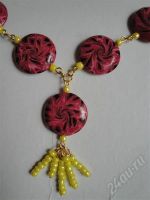 Лот: 362439. Фото: 3. Изделия из полимерной глины колье... Красноярск