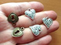 Лот: 9014227. Фото: 2. Подвески Сердце. Ручная работа