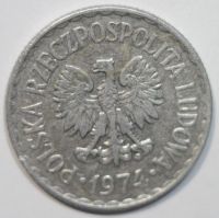 Лот: 3496462. Фото: 2. 1 злотый 1974 год. Польша. Монеты