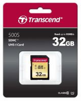 Лот: 12339532. Фото: 2. Карта памяти SD HC 32 GB Transcend... Носители информации