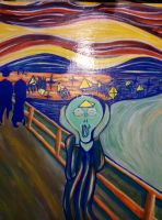 Лот: 11215542. Фото: 2. Edvard Munch Scream copy Russia. Изобразительное искусство