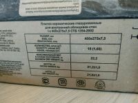 Лот: 10918187. Фото: 3. Плитка настенная. Строительство и ремонт