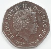 Лот: 6111676. Фото: 2. 50 пенсов 2011 год. Великобритания... Монеты