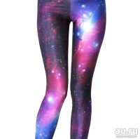Лот: 12822527. Фото: 2. Легинсы Космос. Спортивная одежда