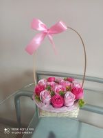 Лот: 16557716. Фото: 2. Композиция из мыльных цветов. Ручная работа