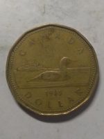 Лот: 17525735. Фото: 2. Канада 1 доллар 1989 года. Монеты