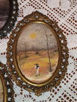 Лот: 17272376. Фото: 8. Винтажные картины на шёлке комплект...