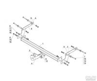 Лот: 17706762. Фото: 2. Фаркоп для Renault Duster 2010-... Оснащение, оборудование, аксессуары