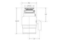 Лот: 23646054. Фото: 3. Измельчитель пищевых отходов Teka... Бытовая техника