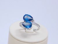 Лот: 14751373. Фото: 3. СЕРЕБРЯНОЕ КОЛЬЦО С ТОПАЗОМ И... Красноярск