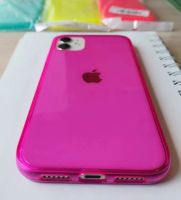 Лот: 15588011. Фото: 4. Чехол iPhone 11 Розовый прозрачный. Красноярск