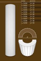 Лот: 11486191. Фото: 5. Гипсовая полуколонна (колонна)