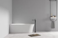 Лот: 24894322. Фото: 2. Ванна пристенная Hoff AB9258-1... Сантехника, водопровод