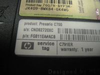 Лот: 10791511. Фото: 4. Корпус ноутбука Compaq HP Presario... Красноярск