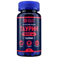 Лот: 24034011. Фото: 3. GLS Таурин 1000 капс. 400мг №90. Красота и здоровье