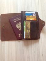 Лот: 11776237. Фото: 6. Кожаное портмоне Винтаж (натуральная...