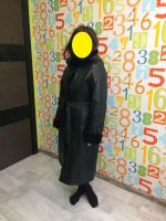 Лот: 8469254. Фото: 5. Теплая кожаная дубленка