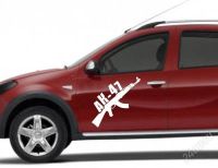 Лот: 2110797. Фото: 3. Наклейки на заднее стекло автомобиля. Авто, мото, водный транспорт