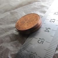 Лот: 24289767. Фото: 3. Монета 5 цент пять евроцент Германия... Коллекционирование, моделизм