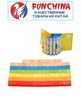 Лот: 11235415. Фото: 5. Математический набор цветных кубиков...