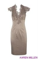 Лот: 622732. Фото: 3. платье Karen Millen бежевое. Одежда, обувь, галантерея