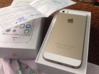 Лот: 4539804. Фото: 2. Продам iphone 5s 64gb GOLD РСТ... Смартфоны, связь, навигация