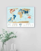 Лот: 15604230. Фото: 7. Скретч Карта Мира Travel Map Holiday...