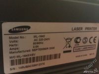 Лот: 2953870. Фото: 3. Лазерный принтер Samsung ml-1640. Компьютеры, оргтехника, канцтовары