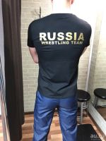 Лот: 9740325. Фото: 2. Футболка Asics черная. Мужская одежда