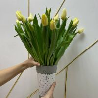 Лот: 21509354. Фото: 2. Букет красивейших тюльпанов 19... Цветы, букеты