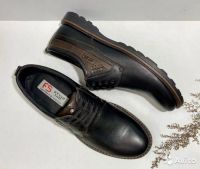 Лот: 16548994. Фото: 2. Кожаные мужские полуботинки 46... Мужская обувь