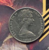 Лот: 5305006. Фото: 2. новая зеландия 10 центов 1980... Монеты