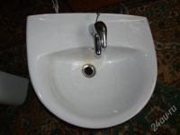 Лот: 323678. Фото: 2. Раковина на пьедестале (тюльпан... Сантехника, водопровод