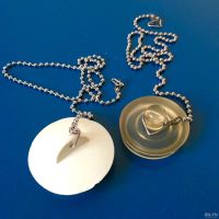 Лот: 13788907. Фото: 5. Пробка 4 см для ванны силиконовая...