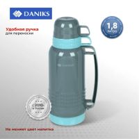 Лот: 24122464. Фото: 4. Термос пластик, 1.8 л, Daniks... Красноярск