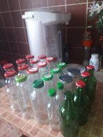 Лот: 9936551. Фото: 2. 23 (бутылочки-баночки) с винтовыми... Посуда, кухонная утварь