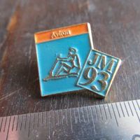 Лот: 20824747. Фото: 2. Значок Авирон Aviron JM 93 иностранный... Значки, медали, жетоны