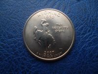 Лот: 11299363. Фото: 2. 25 центов 2007 года Штат Вайоминг... Монеты