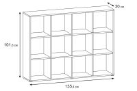 Лот: 25344229. Фото: 6. Стеллаж 12 секций Hoff Bricks