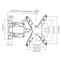 Лот: 4891269. Фото: 2. Кронштейн для LCD/LED тв 26"-55... Аксессуары