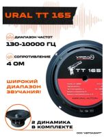 Лот: 24947309. Фото: 4. Колонки автомобильные 16см Урал... Красноярск