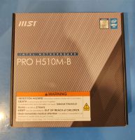 Лот: 25059736. Фото: 2. Материнская плата MSI Pro H510M-B... Комплектующие