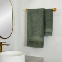 Лот: 23979094. Фото: 6. Полотенце махровое Lordy, зеленое