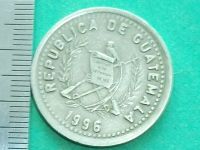 Лот: 11684316. Фото: 4. Монета 25 сентаво Гватемала 1996... Красноярск