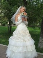 Лот: 9611099. Фото: 2. Свадебное платье, цвет шампань... Свадебная мода