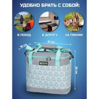 Лот: 25087091. Фото: 10. Термосумка 14 л, 31х16х32 см...