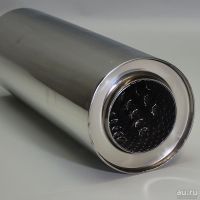Лот: 16900658. Фото: 3. Резонатор круглый 76мм, D125мм... Авто, мото, водный транспорт