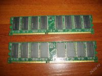 Лот: 2232344. Фото: 2. 2 планки памяти по 512Mb DDR1... Комплектующие